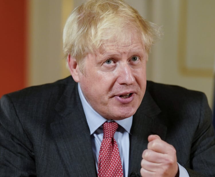 22/09/2020. London, United Kingdom. Boris Johnson address to the Nation during Covid-19. The Prime Minister Boris Johnson in the White Room of No10 Downing Street, addressing the Nation on Covid-19. Picture by Andrew Parsons / No 10 Downing Street