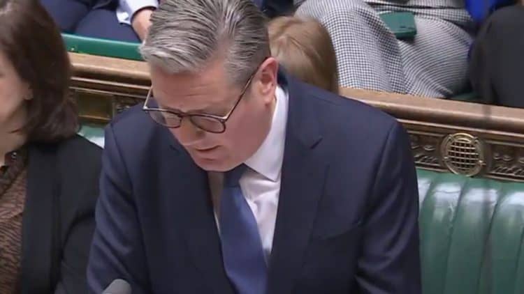 Starmer at PMQs